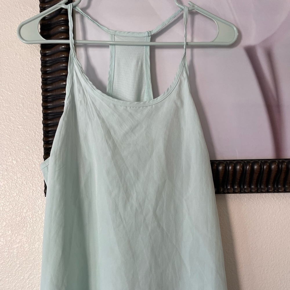 Work out baby blue top